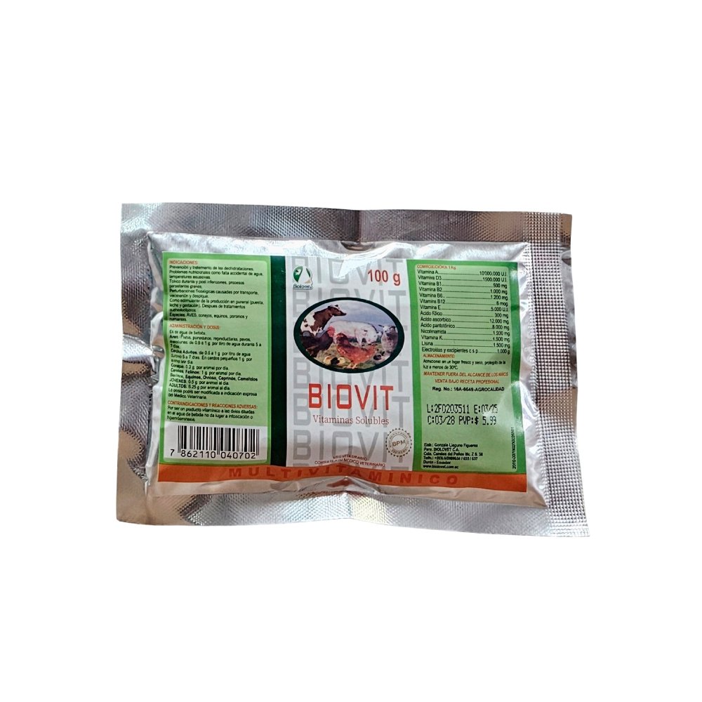 Biovit (Aminoácidos+ Electrolitros)